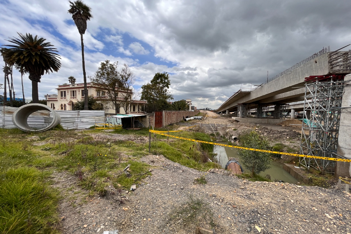 Panorámica de la Hacienda Villa Mejía Tagaste, declarada patrimonio cultural, ubicada en Kennedy